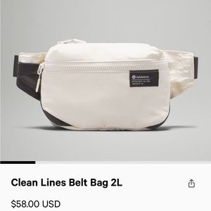 clean lines belt bag